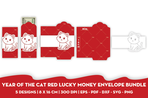 Year of the cat red lucky money envelope bundle cover 6.jpg