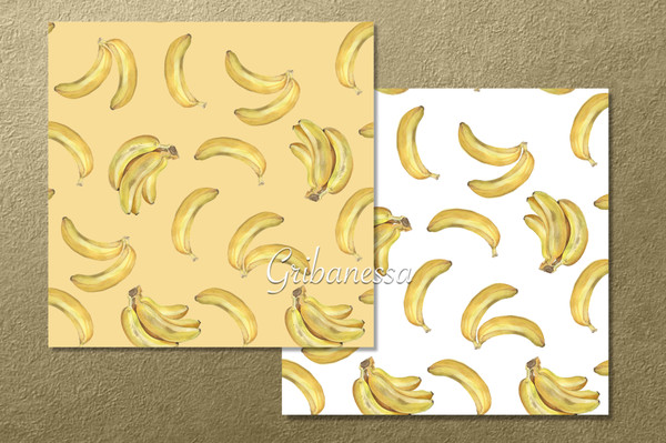 Bananas. Watercolor patterns B 02.jpg