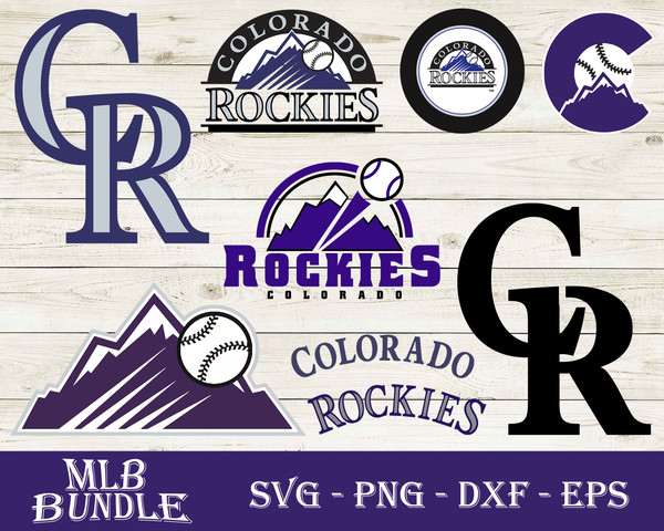 12 Styles MLB Colorado Rockies Svg, Colorado Rockies Svg, Colorado