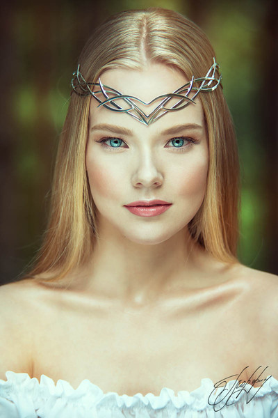 Wedding tiara bridal diadem Elven crown Jewelry Diadem - Inspire