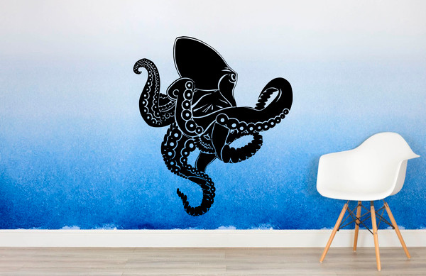 Octopus Tentacles Underwater Animal Octopus Kraken Car Sticker Wall Sticker Vinyl Decal Mural Art Decor