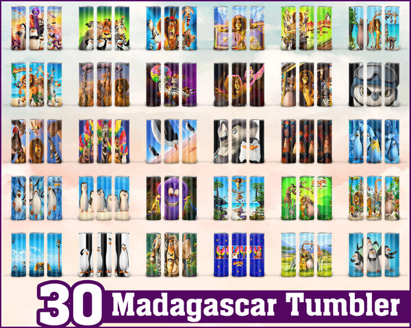 Madagascar Tumbler, Madagascar PNG, Tumbler design, Digital download.jpg