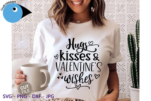 Hugs Kisses and Valentines dxf.png