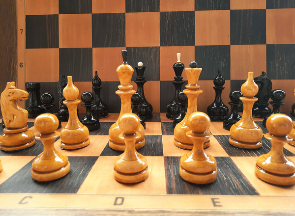 soviet tournament chessmen set