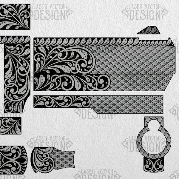 VECTOR DESIGN Ruger GP100 4in Scrollwork and scales 2.jpg