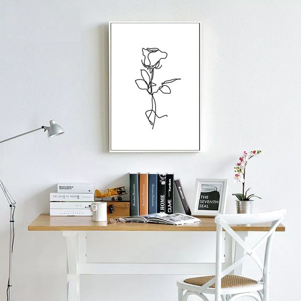 Love Poster Line Drawing Set Of 3 Prints Couple Wall Art Han - Inspire ...