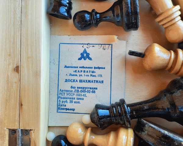 vintage grandmaster chess set ussr
