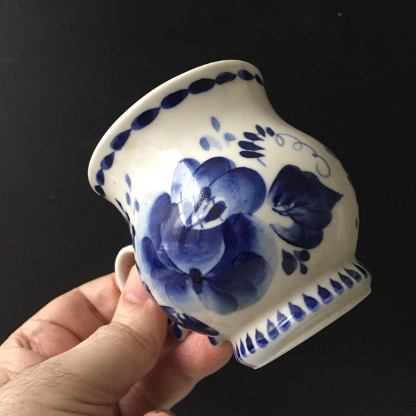 Handmade Ceramic GZHEL cup