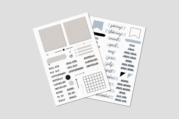 Printable planner stickers