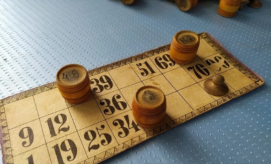 antique soviet loto russian bingo vintage