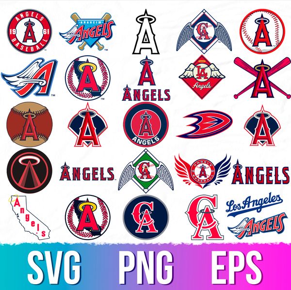 Los Angeles Angels logo, Los Angeles Angels svg, Angels eps - Inspire ...