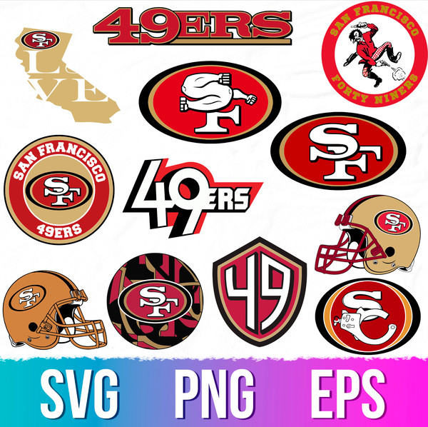 San francisco 49ers logo, san francisco 49ers svg, 49ers ep - Inspire Uplift