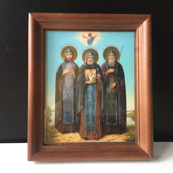 Three Saints,Alexander Nevsky, St Alexander Svirsky, St Alexander Peresvet