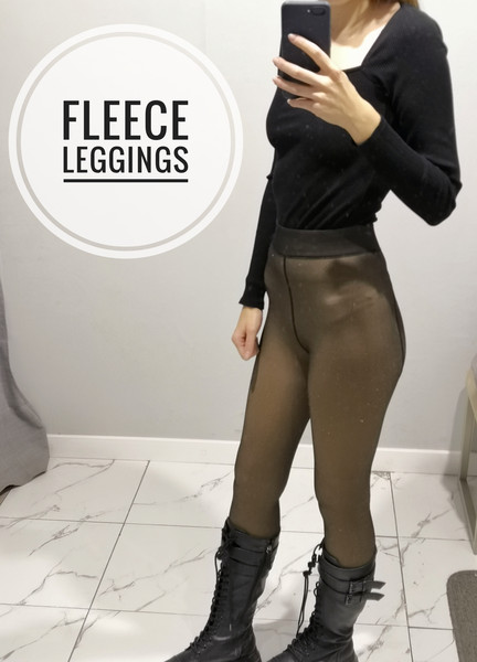 best warmest winter flece tights  leggings