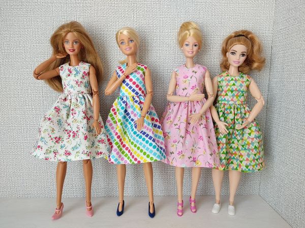 Barbie Made To Move dress pattern - Inspire Uplift