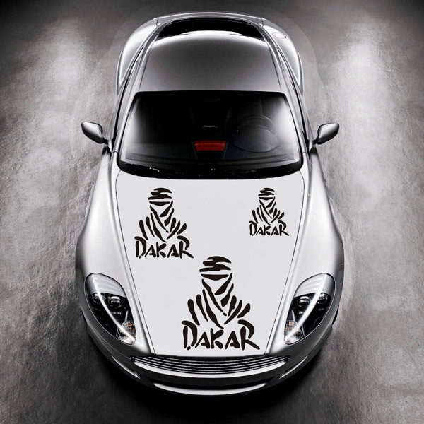 Dakar Rally Logo, Auto Racing, Car Sticker Wall Sticker Viny