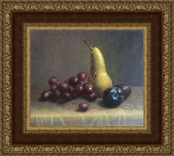 "Still Life with Fruit" oil painting original wall art picture medium old holland