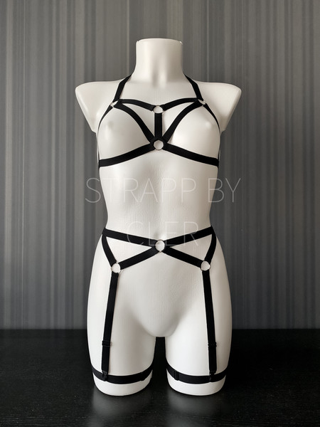 Elastic Harness Chain Set by Starline Lingerie