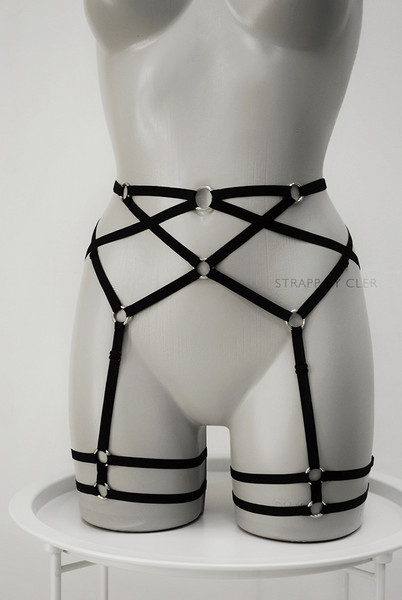 Harness belt NOA, harness lingerie, harness bra, cage belt
