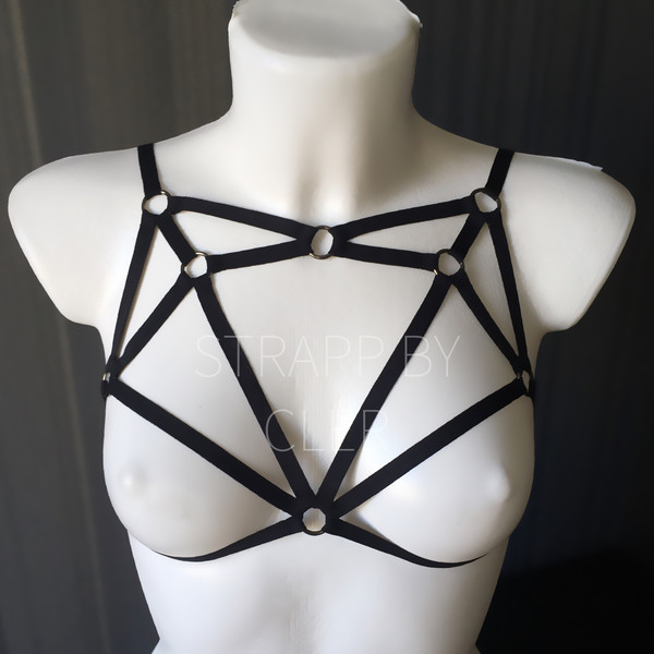 Harness Top WEB, harness lingerie, harness bra, cage bra, ha
