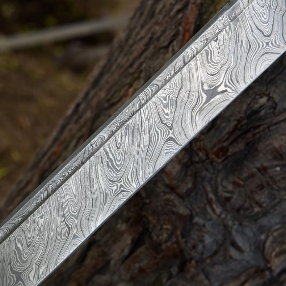 7th Century Medieval Damascus Steel Lang Saex Norse Viking Sword (3).jpg