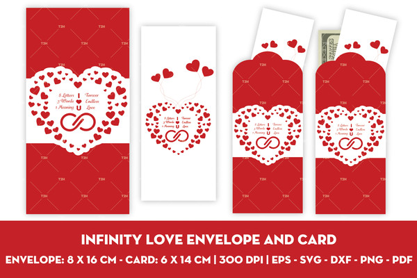 Infinity love envelope and card cover.jpg