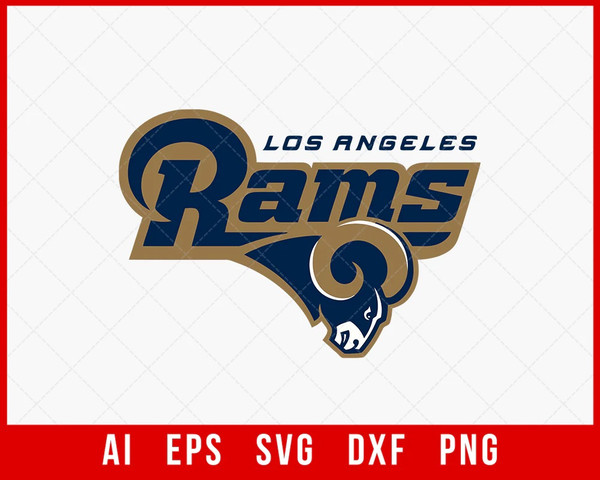 Los Angeles Rams Logo PNG Transparent & SVG Vector - Freebie Supply