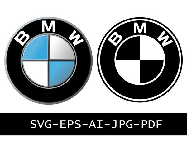 BMW SVG, bmw Eps, bmw Ai, bmw PDF And bmw jpg - Bmw logo bun