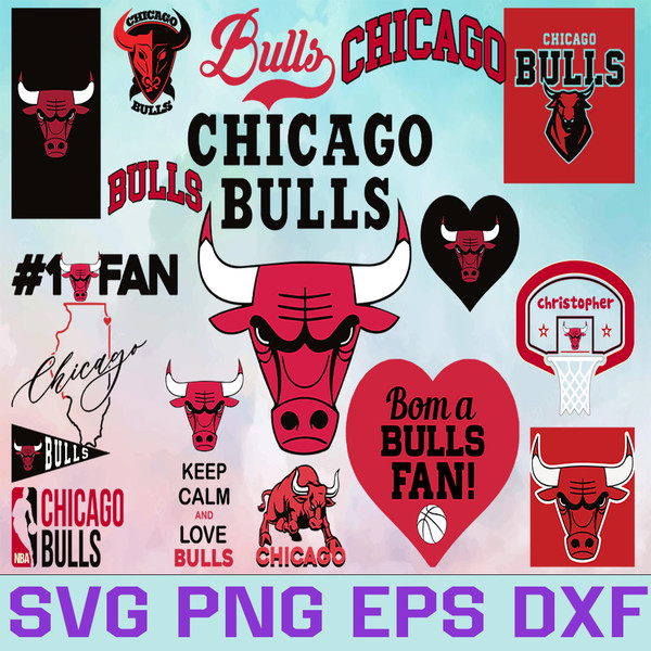 NBA Logo Chicago Bulls, Chicago Bulls SVG, Vector Chicago Bulls