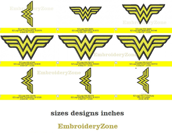 Wonder Woman by embroideryzone sizes inches.jpg