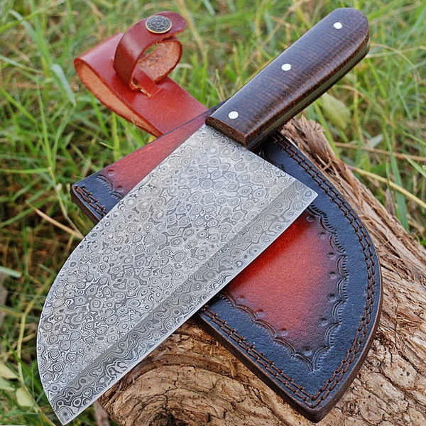 Morningstar Full Tang Damascus Steel Dagger Hand Forged Collectible Ritual Kn.jpg