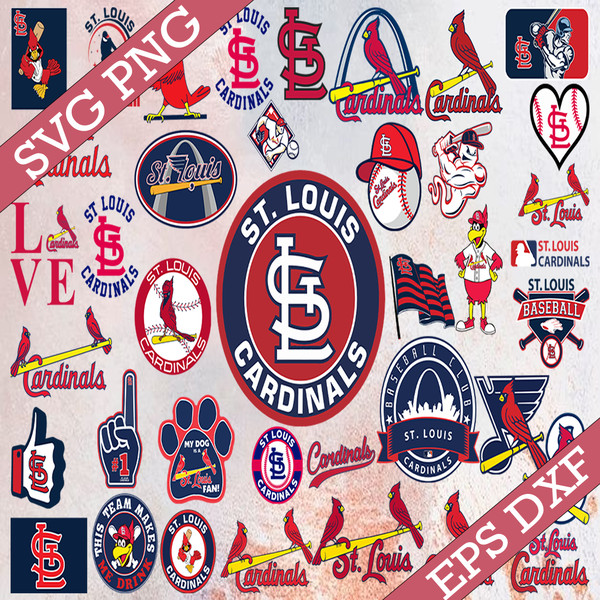 Bundle 39 Files St Louis Cardinals Baseball Team svg, St Louis Cardinals  svg, MLB Team svg, MLB Svg, Png, Dxf, Eps, Jpg