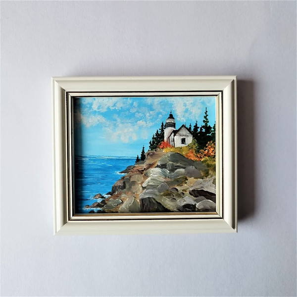 Lighthouse-islands-Baer-national-park-Acadia-landscape-painting-impasto-small-wall-art.jpg