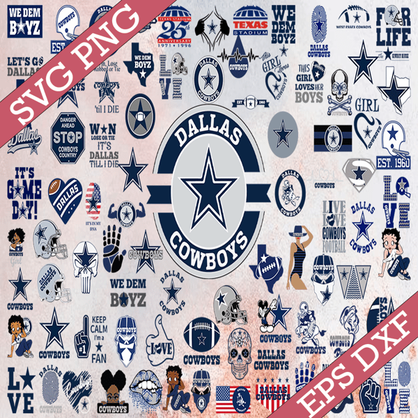 Dallas Cowboys logo, bundle logo, NFL teams, Football Teams, - Inspire  Uplift