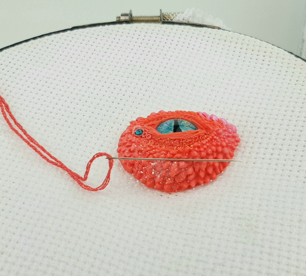 Magnetic Needle Minder Coral Dragon Eye for Cross Stitch Gif - Inspire  Uplift