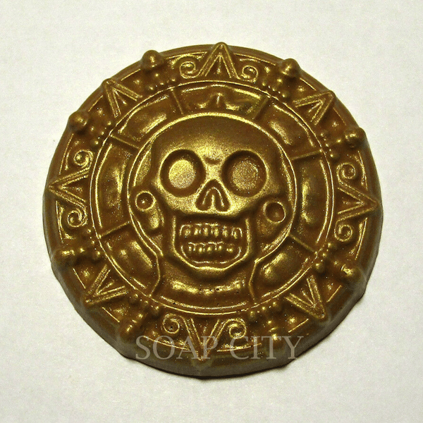 skull coin soap