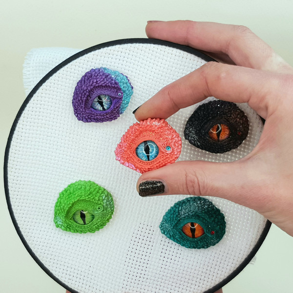 Magnetic Needle Minder Coral Dragon Eye for Cross Stitch Gif - Inspire  Uplift