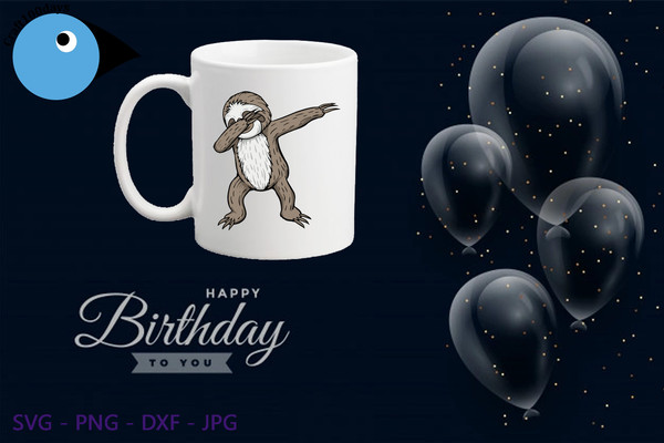 Sloth Dabbing mug.png