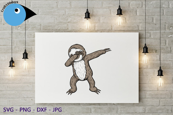 Sloth Dabbing wall.png