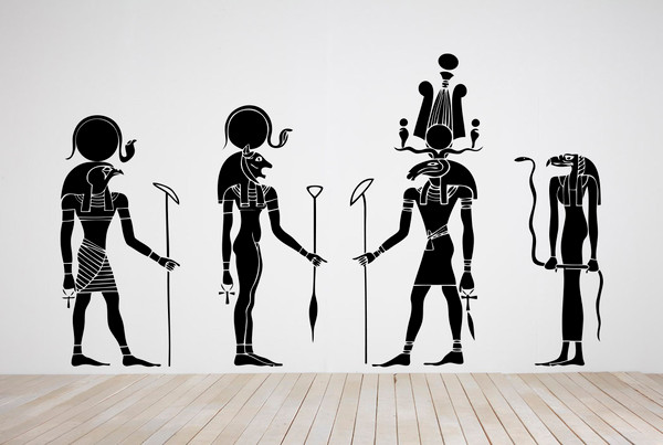 Ancient Egypt Sticker Gods Of Egypt Ancient Inscriptions Ancient Images Wall Sticker