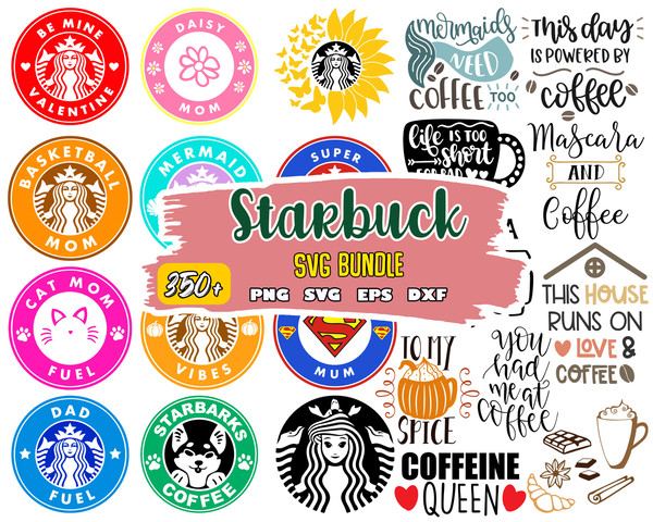 Starbucks Wrap SVG, Starbucks bundle svg, Starbucks cup wrap bunlde svg, Instant Download.jpg