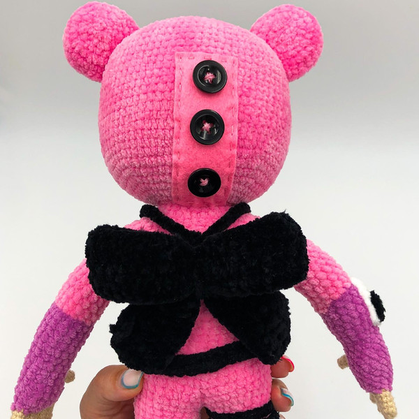 Cuddles The Caring Bear Backpack Crochet Pattern - Electronic Download