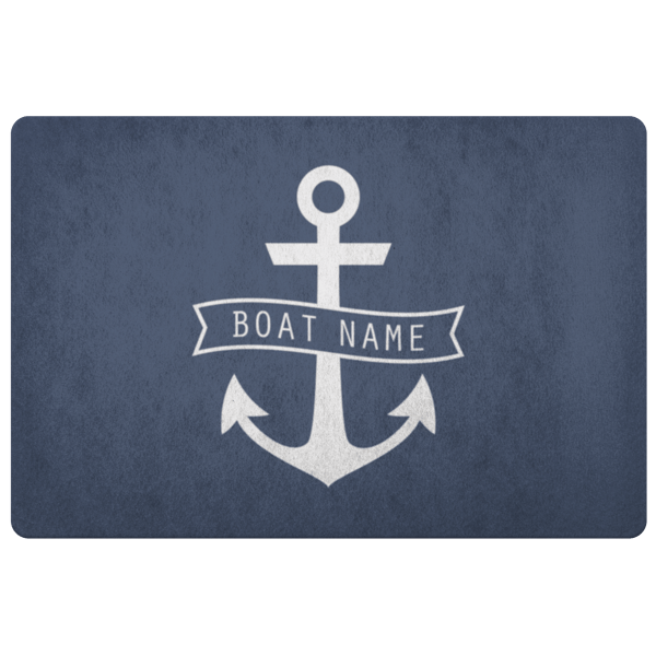 Boat accessories Personalized boat name door mat Boating gifts.png