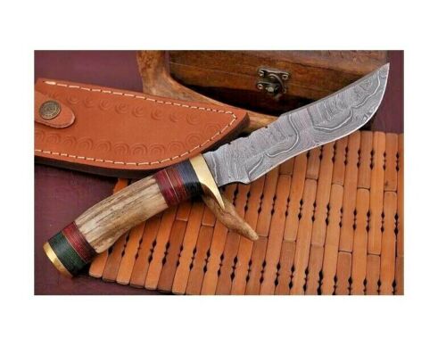 HANDMADE HUNTING KNIFE Outdoor Tactical Survival Kit Camping Fixed Blade Knife3.jpg