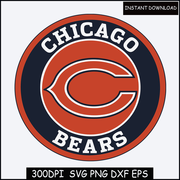 Chicago-Bears,Chicago-Bears svg, Chicago-Bears Football Team - Inspire  Uplift