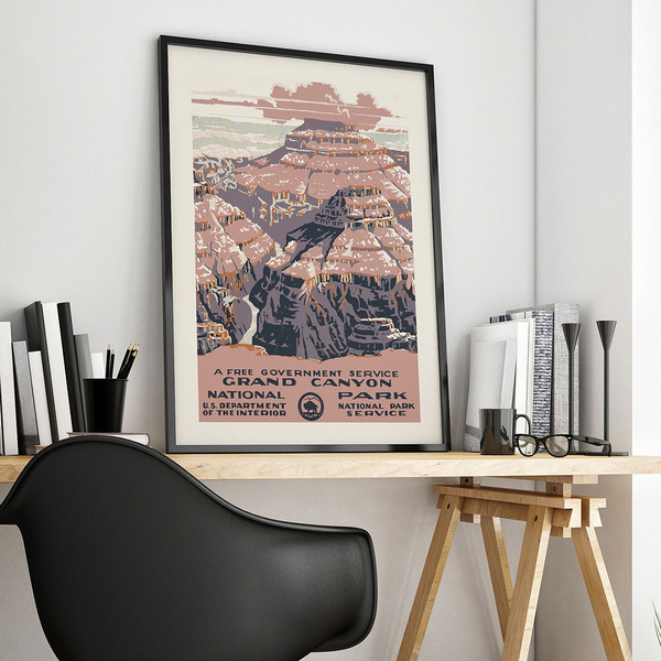 Grand Canyon National Park - vintage WPA poster, 1938.jpg