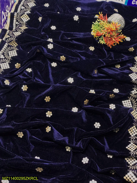 Women Embroidered Velvet Shawl 1-3.png
