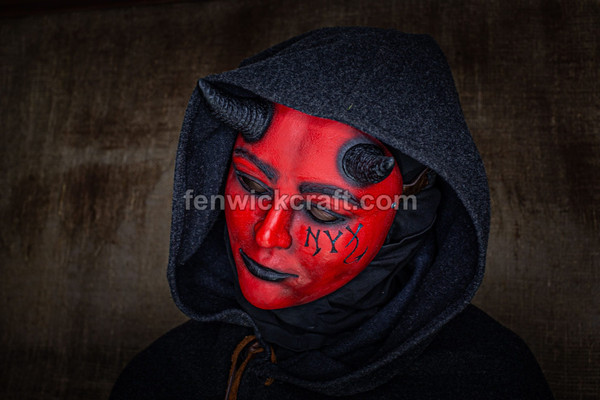 red demon mask female devil