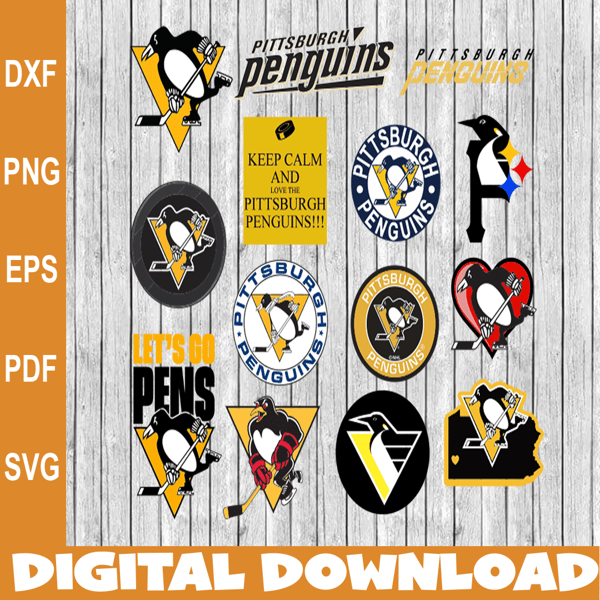 Pittsburgh Penguins Funny Vector SVG, Pittsburgh Penguins
