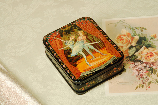Sleeping Beauty ballet jewelry box